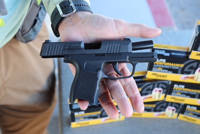Yes, I shot the P365. (Photo/Gene Whisenand)