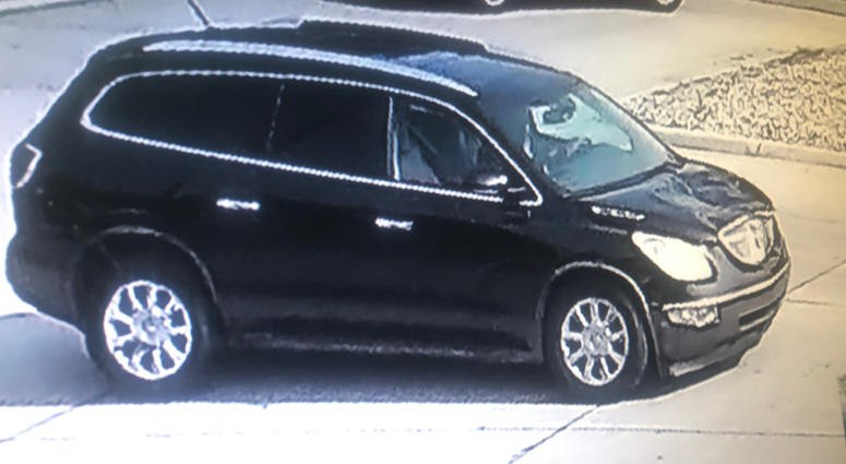 Police released a still from surveillance video of the black SUV believed to have hit and killed Wayne County Sheriff's Sgt. Lee Smith.
