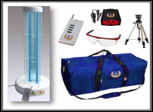 MRSA-UV manufacturers a new portable decontamination device, the Turbo-UV. (Image MRSA-UV)