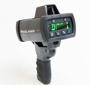 Data is wirelessly collected by using the ProLaser 4 to target vehicles. (Courtesy photo)