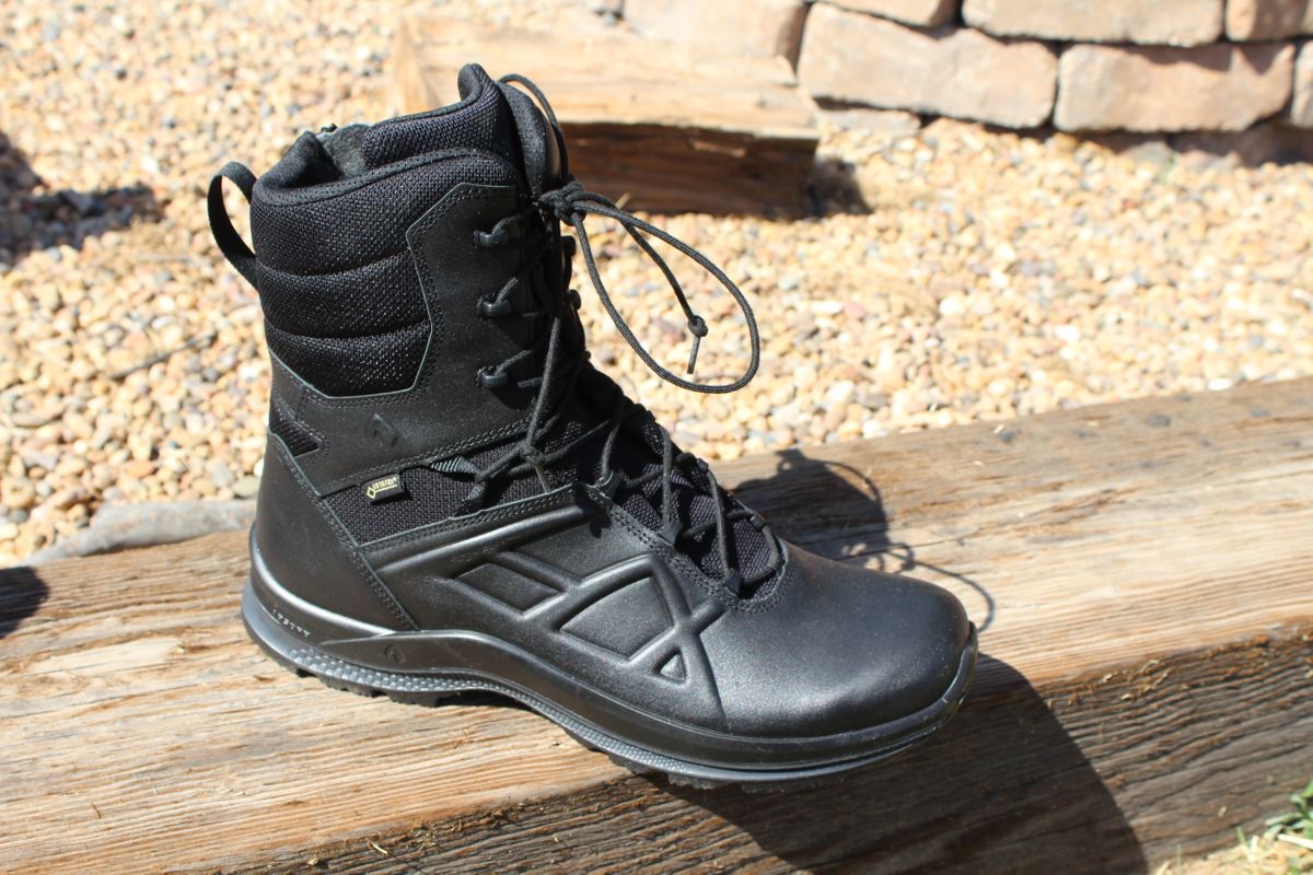 Haix Black Eagle Athletic 2 Mid Waterproof Black Tactical Police Security Boots 