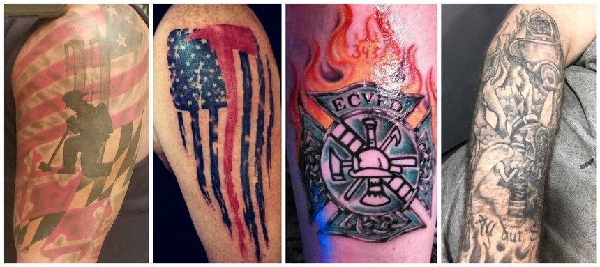 Never forget: Firefighters commemorate 9/11 with tattoos