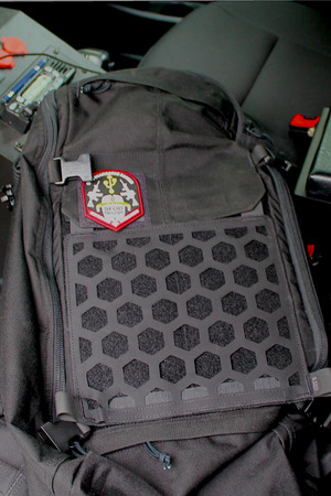 No pack would be complete without hook and loop attachments for morale patches or other attachments.