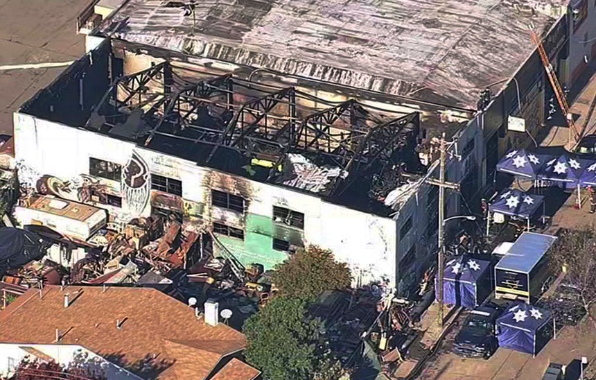 Almena's attorney, Tony Serra, repeatedly brought up instances in which fire, police and other officials toured the two-story building and never said anything about it posing a danger.