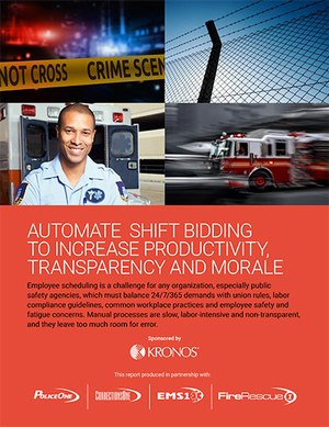 Automate shift bidding to increase productivity, transparency and morale (white paper cover)