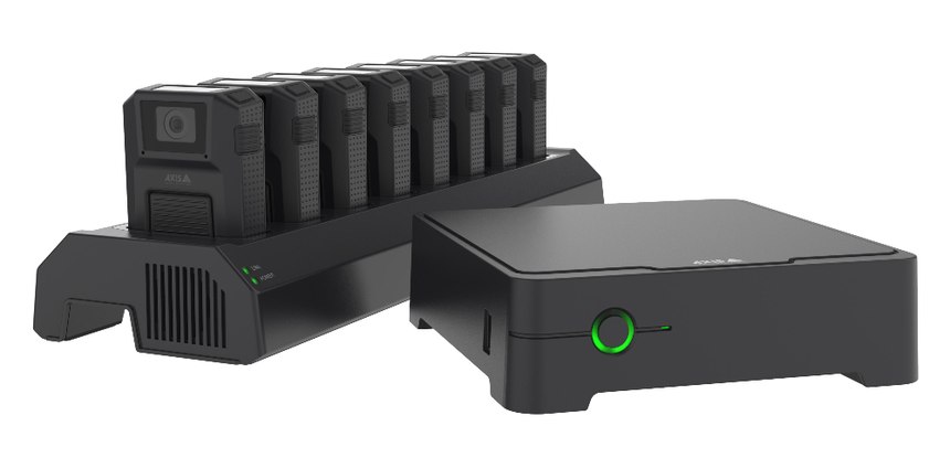 The system consists of three main hardware components: the cameras, the camera docking station and the system controller. (Photo/Axis Communications)