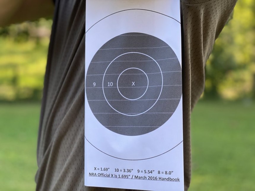 As you can see, the size of the targeted area does not change when engaging from the side.