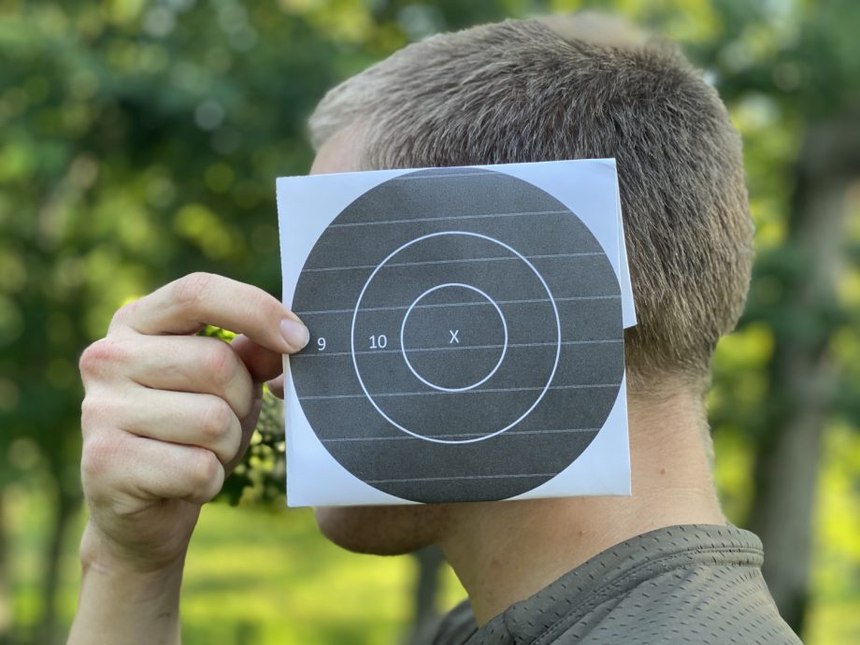 Despite the change in angle, the targeted zone really does not change in size.