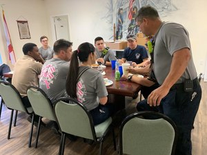 The training starts with breaking bread with each other at the dinner table to discuss, learn and bond your crew.