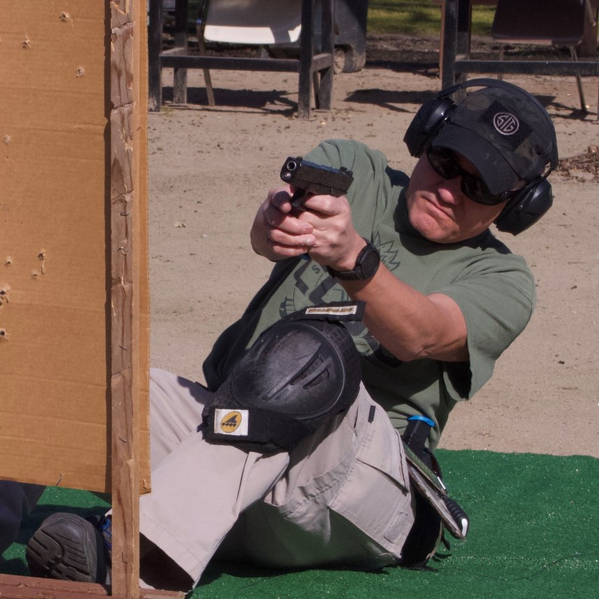 The pinned officer drill will improve shooting accuracy and gun handling while delivering a powerful cardio workout.