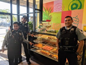From the left: Officer Galdo, Frazier and Vera. (image/GovX)