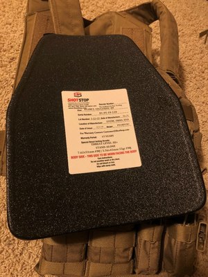 The ShotStop multi-strike III+ rifle plate only weighs 3 pounds and has a 15-year warranty.
