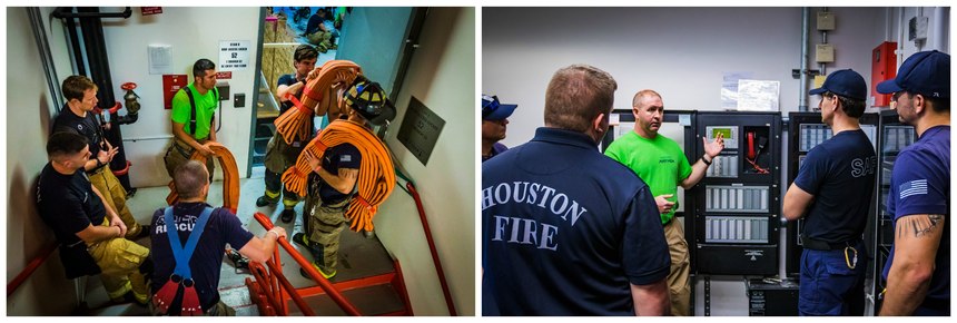 A two-story building can give you ladder training, hoseline advancement, search and ventilation training at one location.