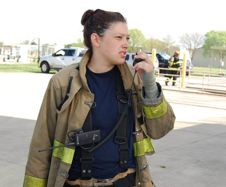 DeLeon hopes to be hired by either a career or volunteer fire department where she can ultimately attend paramedic school.