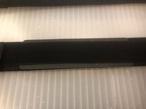 A reinforced polymer plate is incorporated in the outer belt as a mounting point for the duty holster. (Photo/Mike Wood)