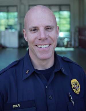 Lt. Ryan Mckay enjoys sharing tips and tricks that make healthy eating accessible to all firefighters.