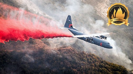The Department of Defense has supported interagency wildland fire management since 1975 and an official liaison was established in 2008 to strengthen the partnership. One way the DOD supports firefighting efforts is through the Modular Airborne Firefighting System. (Photo/NIFC)