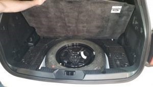 Image above shows new 2020 Ford PIU spare tire design