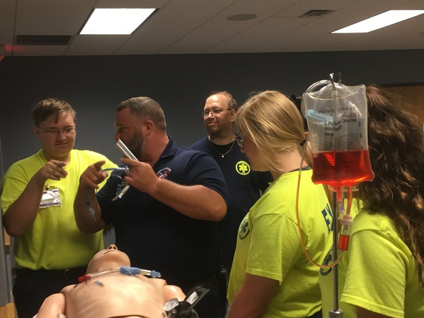 "Understanding ALS" was part of the curriculum. (Photo/Katy Deener, Audrain Ambulance District)