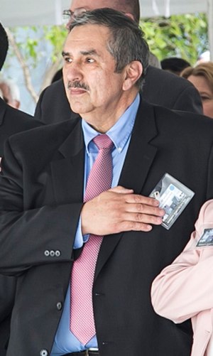 SA (Ret.) Ed Mireles pictured at the 30-year memorial service of the shooting in 2016.
