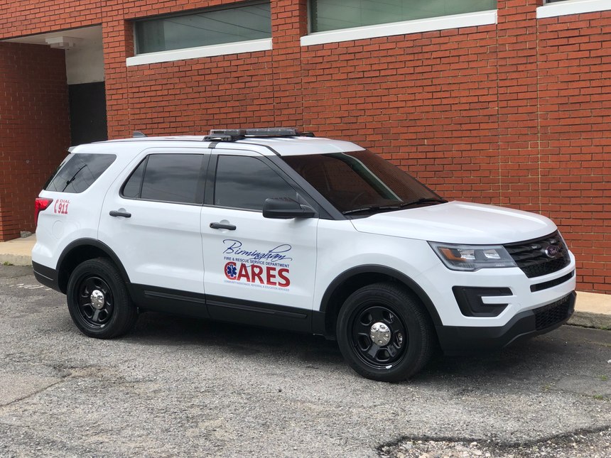 Grant money helped purchase a new vehicle for the C.A.R.E.S. program.