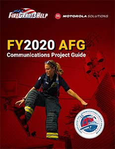 Download this free guide for AFG 2020 to learn everything you need to know about applying for communications equipment funding. (image/Motorola Solutions)