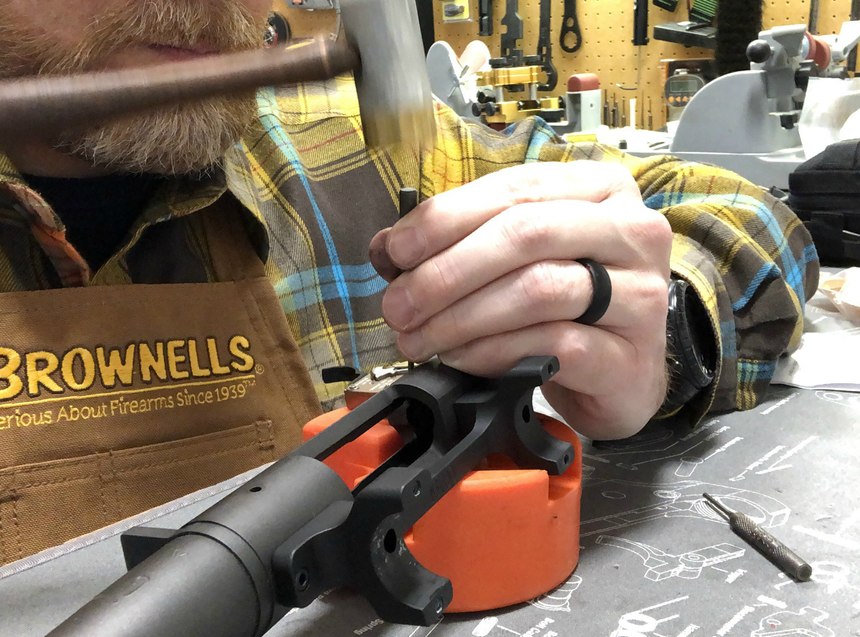 After installing the Geissele trigger, I pushed the pins back in until flush. Using snap caps, I tested function of the trigger, safety, and bolt release.