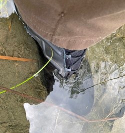 I wouldn’t normally step into any water with a side zip but the GTX High Side Zip is different.