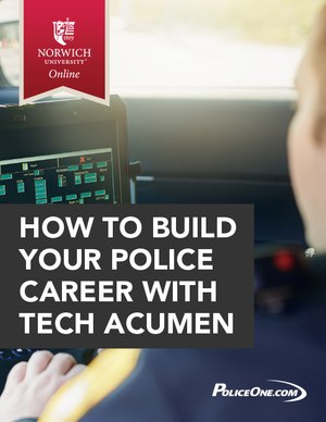 eBook cover: How to build your police career with tech acumen