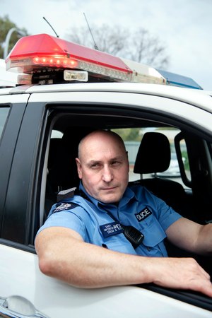 Senior Constable Andy Swift returned to work within a month after the attack.