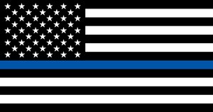 The thin blue line flag was created to show support for law enforcement.