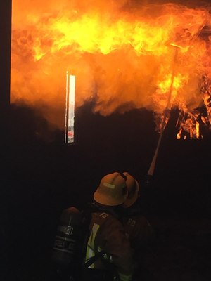 Live fire training with the Victorville FD.