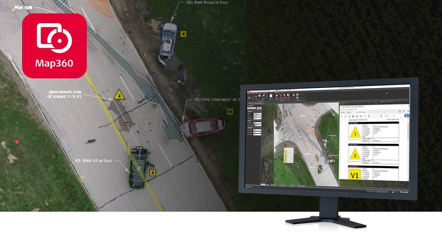 Public safety officials can now digitize the narrative, analyze the evidence, and present the facts easier, quicker and more accurately with Map360 v4.0.