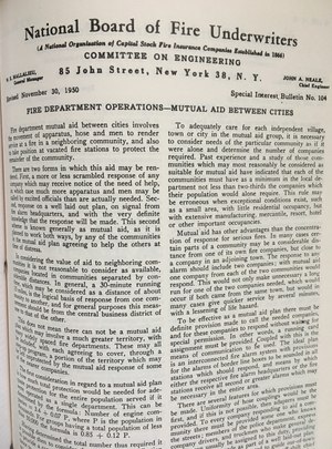 Tochterman acquired collections of personal papers and official documents, including this special interest bulletin, to preserve the institutional memory of the NBFU.