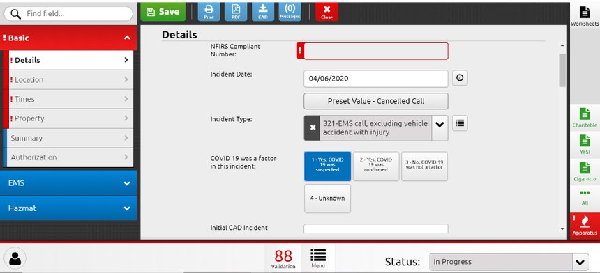 The ability to import and export is also available to easily send and receive all collected data.