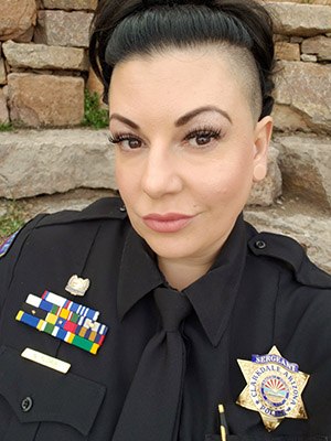 Nicole Florisi, a former police sergeant, trainer and crisis negotiator, helped create the new “Mental Illness for Contact Professionals” de-escalation curriculum from VirTra. (image/Nicole Florisi)