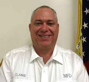 Late Fire Chief Noel Clarke of the Moundsville, West Virginia, Fire Department