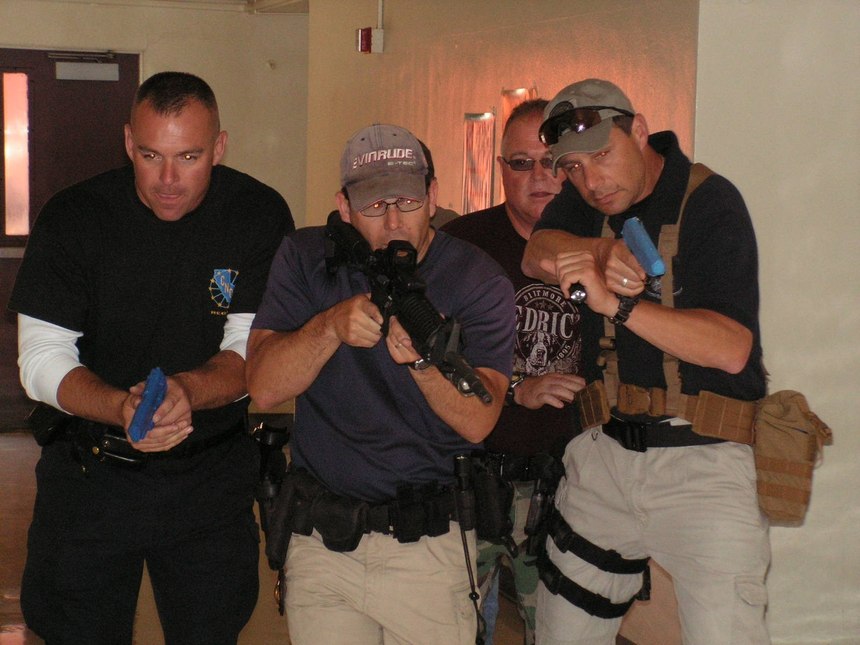 NTC students practice the techniques they’re taught, but also get the invaluable experience of serving as instructors for each other, so they can learn how to teach these tactics to others when they go back to their agencies.