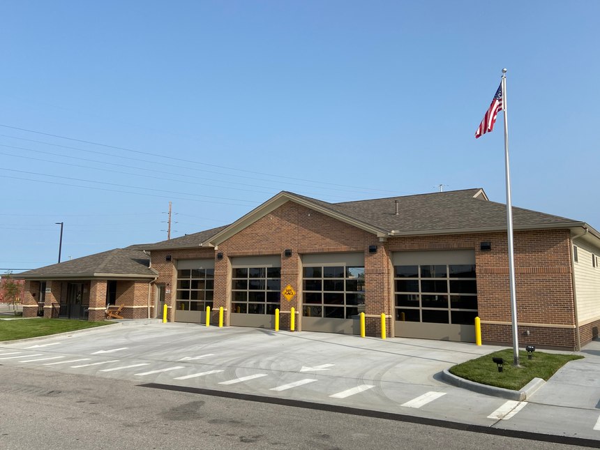 The St. Charles County Ambulance District's new station at Old Mill Parkway, St. Peters, Mo.