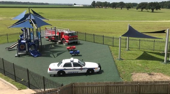 Pictured is the playground at the Bayou County Museum. (Photo/BCCM)