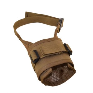 An adjustable muzzle like the RAM Mesh Muzzle allows you to fit the muzzle to different dogs or adjust as your dog grows.