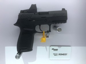 Reflex sights like the SIG ROMEO1 are becoming more and more popular on LE duty pistols, since they make it easier to hit targets with speed and precision.
