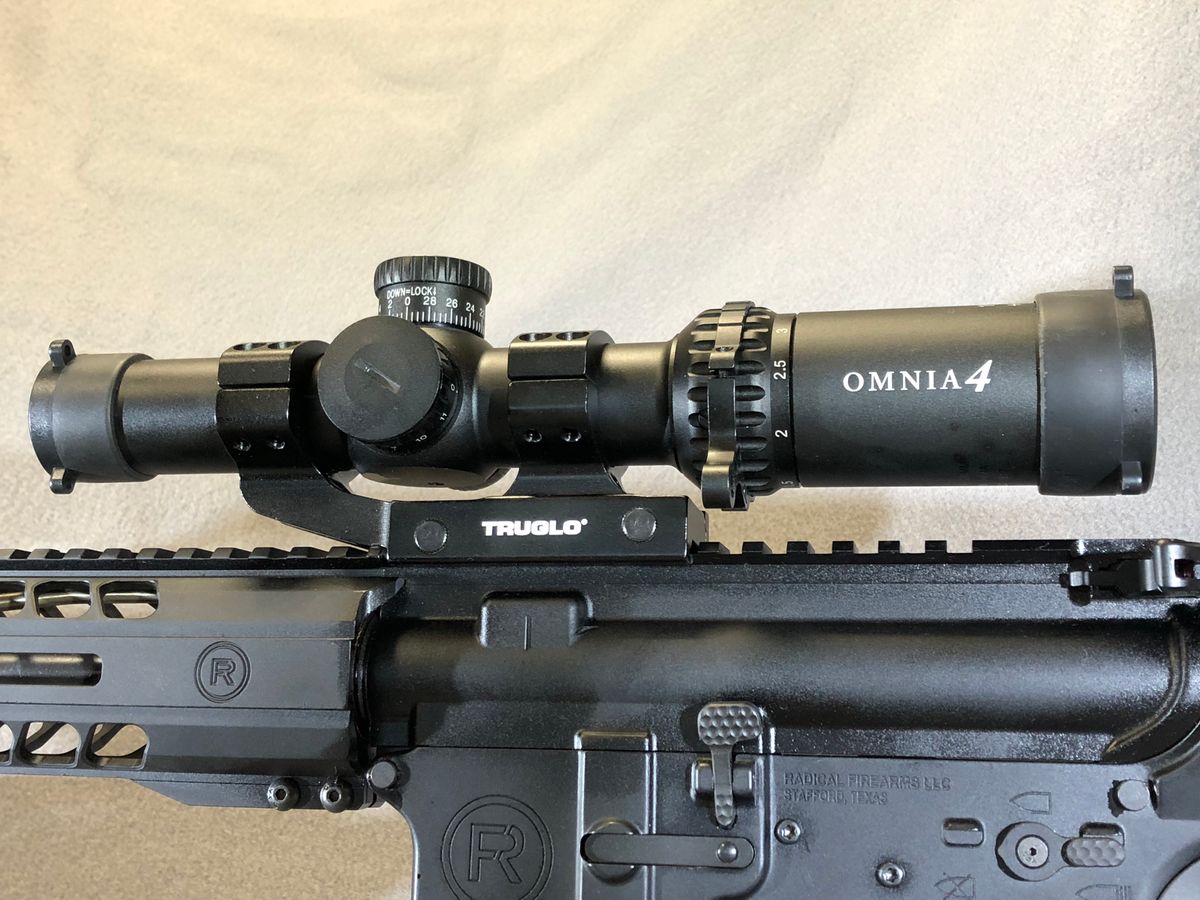 The Truglo Omnia is made in China. It is an outstanding, inexpensive optic that comes with its own rail mount and caps.