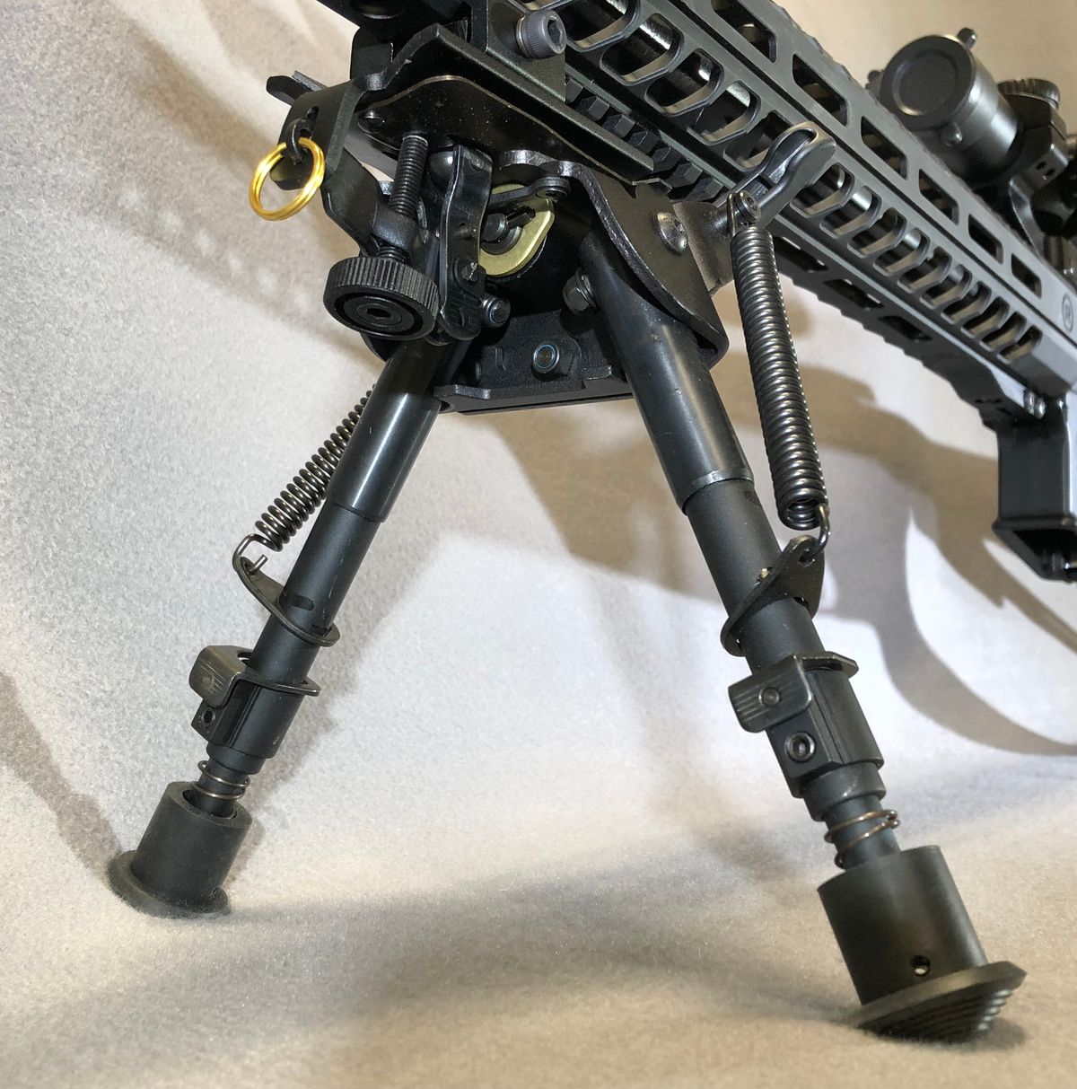 The Truglo bipod comes in a few different variations to suit your needs and is very affordable.