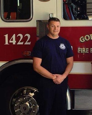 Godfrey Fire Department Capt. Jacob “Jake” Ringering died from the injuries he received when a portion of the brick structure collapsed. (Photo/Backstoppers.org)