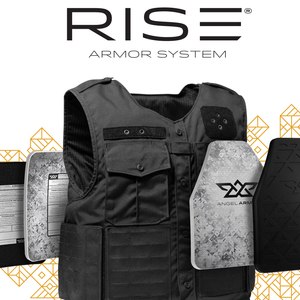 Angel Armor's external armor carrier offers all-day rifle protection.
