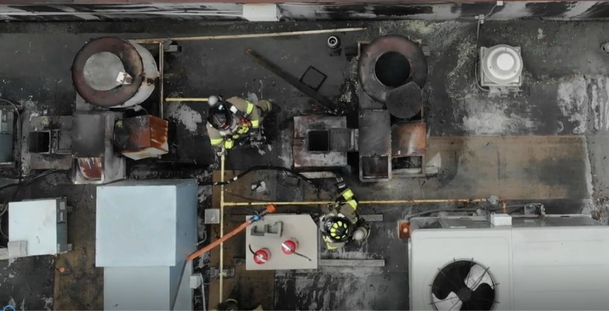 The use of drones in the fire service is increasing. This allows the IC a live “bird’s eye view” of the situation.