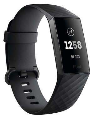 Shipped for under $100, the Fitbit Charge 3 Fitness Activity Tracker connects to everyday apps for weather, call, text and app notifications, and a Bluetooth syncing range up to 6 meters.