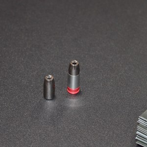 The Seismic Ammo Company approach is to maximize momentum by building cartridges with heavy bullets out of lead. The 9mm bullet pictured is 185 grains and achieves about 950 ft./s.