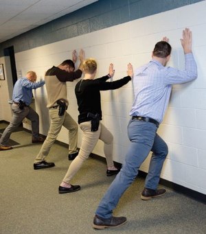 "When we don't include stretching in our routine," says Kussow (far left) "we actually miss it." (Photo/Alan Kolbeck)